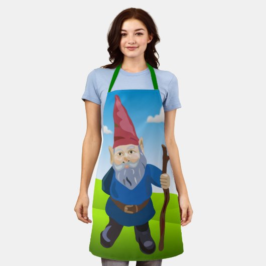 Gnome Apron Schort (Gedragen)