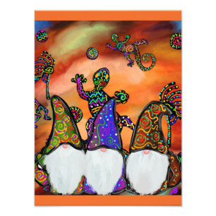 Gnome Art Foto Afdruk