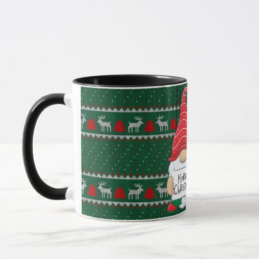 Gnome avec des MUGS de Santa Hat (Gauche)