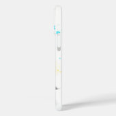 Gnome avec Skateboard coque iphone de Noël (Verso / Gauche)