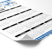 Gnome blauw 2026 poster (Hoek)