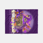 Gnome-body houdt van herfst zoals mannen fleece deken (Voorkant (Horizontaal))