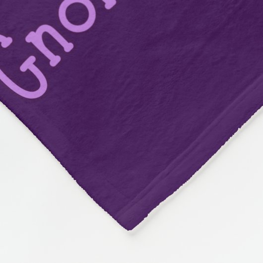 Gnome-body houdt van herfst zoals mannen fleece deken (Hoek)