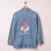 Gnome Boogschutter Astrologie Teken Engel Vrouwen Denim Jacket (Hangar)