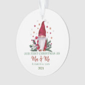 Gnome branches de pin notre premier Noël (devant)