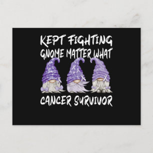 Gnome Cancer Survivor Fighter Briefkaart