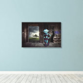 Gnome Canvas Afdruk (Insitu (Houten vloer))