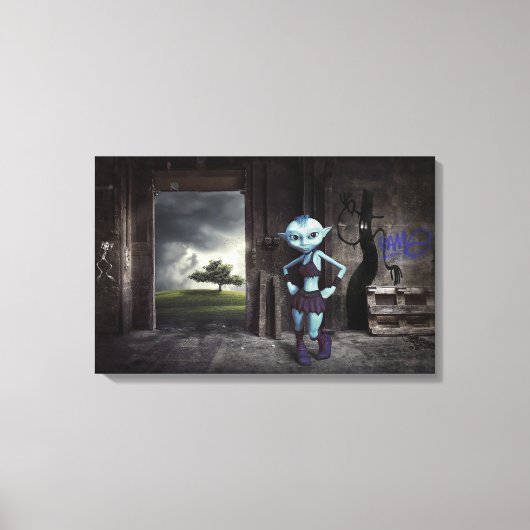 Gnome Canvas Afdruk (Voorkant)