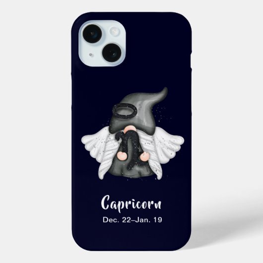 Gnome Capricorn Astrology Sign Angel Case-Mate iPhone Case (Achterkant)