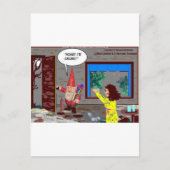 Gnome Cartoon Drôle Cadeaux Tee - shirt Cartes de (Devant)