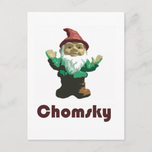 Gnome Chomsky Briefkaart