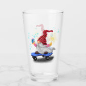 Gnome Christmas Glass Glas (Achterkant)