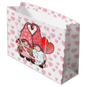 Gnome Couple Groot Cadeauzakje (Achterkant Gekanteld)