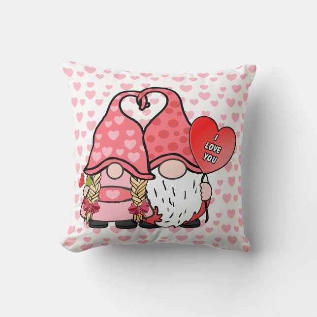 Gnome Couple Kussen (Voorkant)