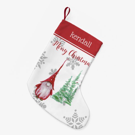 Gnome Custom Kleine Kerstsok (Voorkant (Hangend))