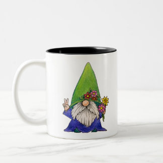 Gnome Day Hippy Tweekleurige Koffiemok