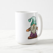 Gnome de automne mignonne avec Mug de café (Devant droit)