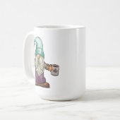 Gnome de automne mignonne avec Mug de café (Devant gauche)
