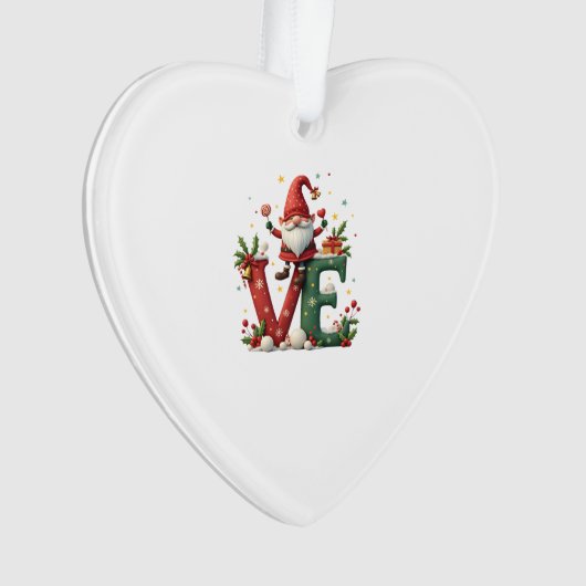 Gnome de Noël AMOUR (devant)