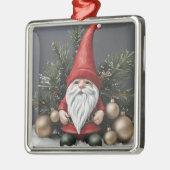 Gnome de Noël avec ornements de Noël (Gauche)