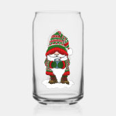 Gnome de Noël Cosy Rouge Vert Hiver Mignon (Recto)