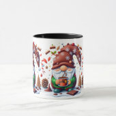 Gnome de Noël Énorme chocolat chaud café Mug (Centre)