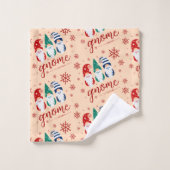 Gnome de Noël Hygge pour les fêtes de neige (Gant de toilette)