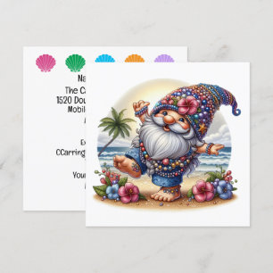 Gnome de Plage Précieux - Invitation Thématique