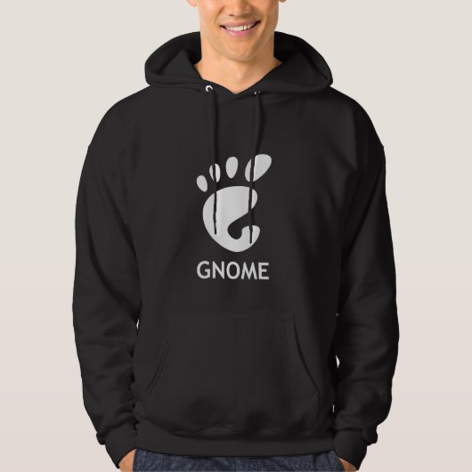 Gnome (desktopomgeving) hoodie (Voorkant)