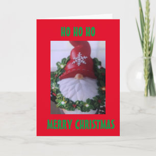 GNOME DIFFUSE LA CARTE DE VACANCES "NOËL CHEER"