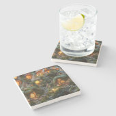 Gnome dorp stenen onderzetter (Zijkant)