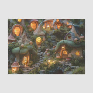 Gnome dorp tissuepapier