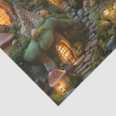 Gnome dorp tissuepapier (Detail)