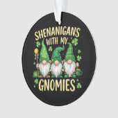 Gnome du trèfle porte-bonheur de la Saint-Patrick (devant)