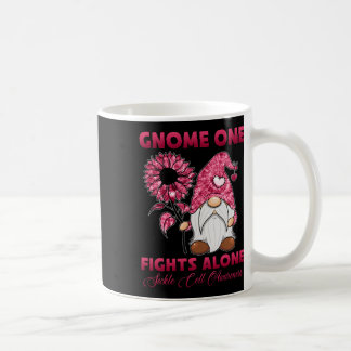 Gnome Een Gevecht Alleen Bourgondië Lint Sikkelcel Koffiemok