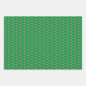 Gnome Elf Wrapping Paper Flat Sheet Set van 3 (Voorkant 3)