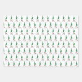 Gnome Elf Wrapping Paper Flat Sheet Set van 3 (Voorkant 2)