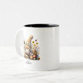 Gnome et Bee Mug personnalisée (Devant gauche)