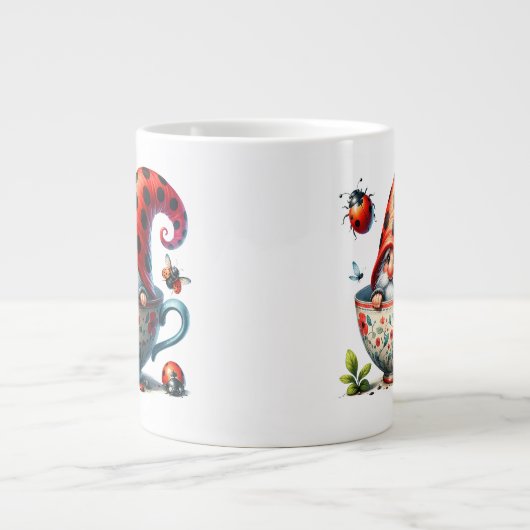 Gnome - Extra grote koffie mok (Voorkant)