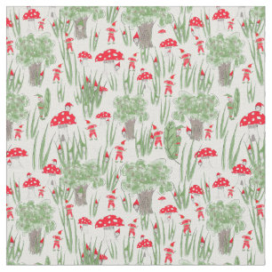 Gnome fabric: "Gnome Huid-and-Seek" Stof