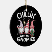 Gnome Familie Kerst Chillin Met Mijn Gnomies Keramisch Ornament (Rechts)