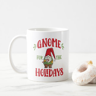 Gnome for the Holidays Cute Christmas  Koffiemok