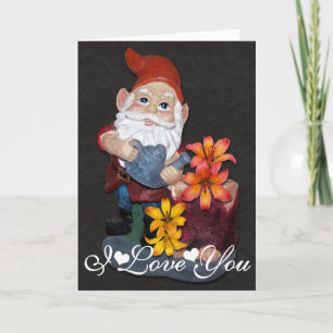 Gnome-foto ontwerp afbeelding Ik hou van jou Kaart