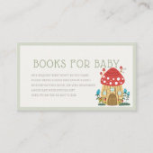 Gnome Garden Mushroom Green Book Request Informatiekaartje (Voorkant)