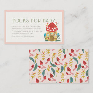 Gnome Garden Mushroom Roze Boek Verzoek Informatiekaartje