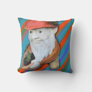 Gnome Gardener in de Meditatie Kussen