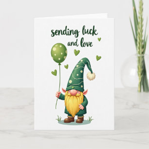 Gnome Geluk En Liefde Kaart