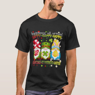Gnome Gelukkig Valentijnsdag St Patrick Pasen Gelu T-shirt