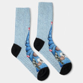 Gnome Girl Denim Sokken (Rechts)