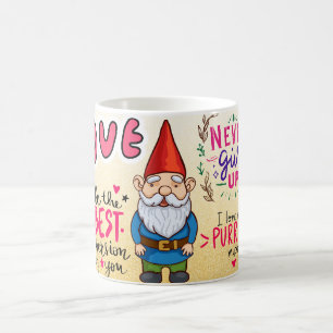 GNOME Glitter Sparkly Mok, voor Gnome Liefhebbers, Koffiemok